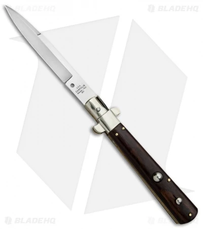 AGA Campolin 11" Frosolone Bayonet Stiletto Automatic Knife Cocobolo (5" Satin) 1 AGA Campolin 11" Frosolone Bayonet Stiletto Automatic Knife Cocobolo (5" Satin)