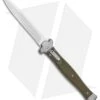 AGA Campolin Zero Bayonet Leverlock Automatic Green G-10 (4.5" Satin)