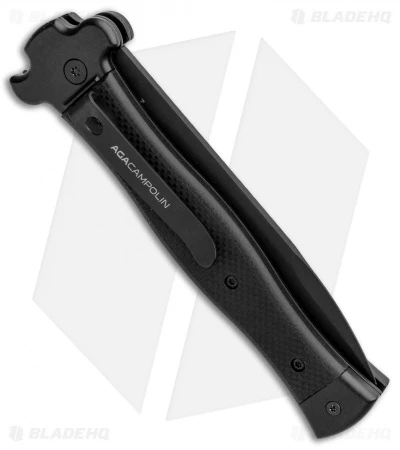 AGA Campolin Zero Bayonet Leverlock Automatic Knife SWAT G-10 (3.75" Black) 3 AGA Campolin Zero Bayonet Leverlock Automatic Knife SWAT G-10 (3.75" Black) - Image 3
