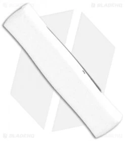 AKC Minion Concord Spear Point OTF Automatic Knife White/Black (2.4" Satin) -Knife Discounts Store AKC 007 Mini Concord OTF Auto White Black Satin BHQ 135712 jr side