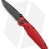 Acta Non Verba A100 A-Lock Knife Red FRN (3.5" Black DLC ELMAX)