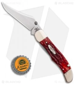 Case Kickstart Mid-Folding Hunter Assisted Knife Dark Red Jig Bone (61265AC CV) -Knife Discounts Store Assisted Opener Dark Red Bone Jig Mid Hunter Clip BHQ 86870 er bottlecap