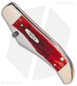Case Kickstart Mid-Folding Hunter Assisted Knife Dark Red Jig Bone (61265AC CV) -Knife Discounts Store Assisted Opener Dark Red Bone Jig Mid Hunter Clip BHQ 86870 er spine
