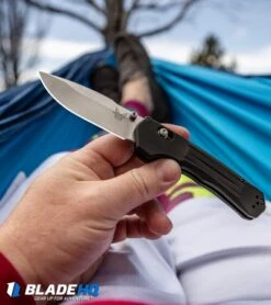 Benchmade 427 Mini Vallation AXIS-Assist Knife Black (3.2" Satin) -Knife Discounts Store Benchmade 427 Mini Vallation AXIS Assist Knife Black Satin BHQ 97770 kp hammock web