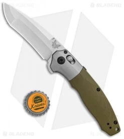 Benchmade 496 Vector AXIS-Assist Knife OD Green G-10 (3.6" Satin) -Knife Discounts Store Benchmade 496 Vector Assist OD green G 10 Satin BHQ 101194 jr bottlecap