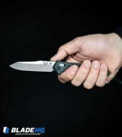 Benchmade 940 Osborne AXIS Lock Knife Green (3.4" Satin) 12 Benchmade 940 Osborne AXIS Lock Knife Green (3.4" Satin) -Knife Discounts Store Benchmade 940 2 Osborne AXIS Lock Knife Black G 10 Satin 940 2 BHQ 36208 in hand web