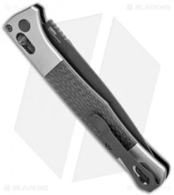 Benchmade Auto Fact AXIS Lock Knife Aluminum/CF (4" Black DLC) 4170BK -Knife Discounts Store Benchmade Auto Fact AXIS Lock Aluminum CF Black DLC 4170BK BHQ 118572 jr side