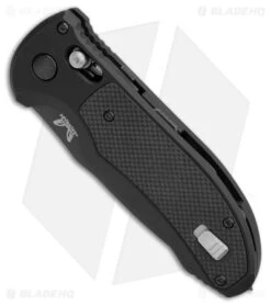 Benchmade Triage Automatic Knife Black (3.35" Black Serr) 9160SBK -Knife Discounts Store Benchmade Auto Triage Auto Black Black Serr BHQ 20033 jr spine