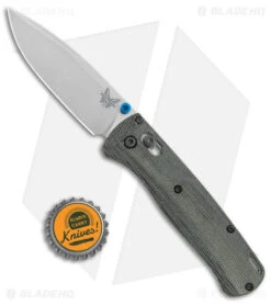 Flytanium Black Canvas Crossfade + Benchmade Bugout Knife (3.24" Satin) -Knife Discounts Store Benchmade Bugout Knife Flytanium Black Canvas Crossfade Satin BHQ 144990 jr bottlecap