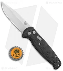 Benchmade CLA Limited Edition Automatic Knife Carbon Fiber(3.3" Satin) 4300-1801 -Knife Discounts Store Benchmade CLA Limited Edition Auto CF Satin 4300 1801 BHQ 91085 jr bottlecap