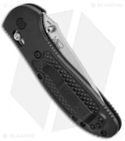 Benchmade Griptilian Tanto AXIS Lock Knife (3.45" Satin) 553-S30V -Knife Discounts Store Benchmade Griptilian AXIS Lock Tanto Black Satin 553 S30V BHQ 0670 jr side