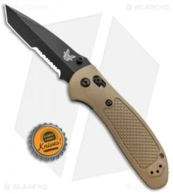 Benchmade Griptilian Tanto AXIS Lock Knife Sand (3.45" Black Serr) 553SBKSN-S30V -Knife Discounts Store Benchmade Griptilian Tanto AXIS Lock Sand Black Serr 553SBKSN S30V BHQ 0673 jr bottlecap