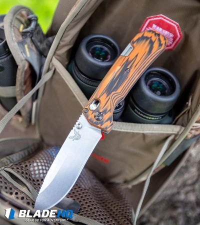 Benchmade Grizzly Creek Axis Lock Knife Orange/Black G10 (3.5" Satin) 15060-1801 6 Benchmade Grizzly Creek Axis Lock Knife Orange/Black G10 (3.5" Satin) 15060-1801 - Image 6