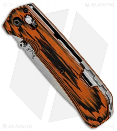 Benchmade Grizzly Creek Axis Lock Knife Orange/Black G10 (3.5" Satin) 15060-1801 3 Benchmade Grizzly Creek Axis Lock Knife Orange/Black G10 (3.5" Satin) 15060-1801 - Image 3