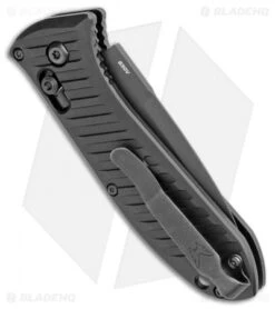 Benchmade 5750BK Mini Presidio II Automatic Knife (3.2" Black) -Knife Discounts Store Benchmade Mini Presidio II Auto Black 5750BK BHQ 108953 jr side