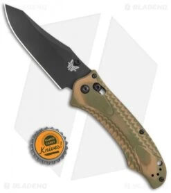 Benchmade Rift 950BK-1802 Limited Edition Knife OD/ Tan G-10 (3.67" Black) -Knife Discounts Store Benchmade Rift 950BK 1802 Limited Edition OD Tan G 10 BHQ 121753 jr bottlecap