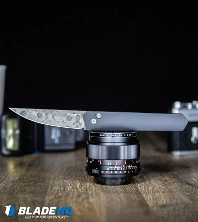 Boker Burnley Kwaiken Automatic Knife Black (3.5" Damascus) 06EX293DAM Pro-Tech 5 Boker Burnley Kwaiken Automatic Knife Black (3.5" Damascus) 06EX293DAM Pro-Tech - Image 5