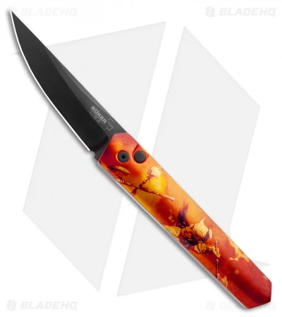 Boker Burnley Kwaiken Automatic Knife Frank Frazetta Series LE Red (3.5" Black) 1 Boker Burnley Kwaiken Automatic Knife Frank Frazetta Series LE Red (3.5" Black)