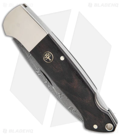 Boker Davis Classic Hunter Steam Engine Lockback Knife (3.3" Damascus) 116624DAM 2 Boker Davis Classic Hunter Steam Engine Lockback Knife (3.3" Damascus) 116624DAM - Image 2
