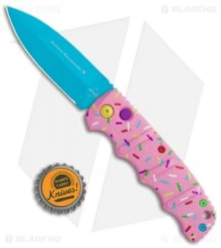 Boker Dessert Warrior Kalashnikov Dagger Automatic Knife (3.25" Blue) Donut -Knife Discounts Store Boker Dessert Warrior Kalashnikov Dagger Auto Donut Blue 01KALS72NSOI BHQ 108010 jr bottlecap