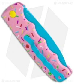 Boker Dessert Warrior Kalashnikov Dagger Automatic Knife (3.25" Blue) Donut -Knife Discounts Store Boker Dessert Warrior Kalashnikov Dagger Auto Donut Blue 01KALS72NSOI BHQ 108010 jr side