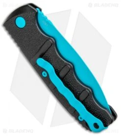 Boker Blue Scorpion Kalashnikov Dagger Automatic Knife (3.25" Electric Blue D2) -Knife Discounts Store Boker Kalashnikov Black Widow Blue jr side