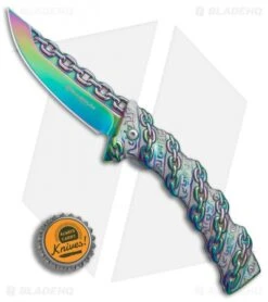 Boker Magnum Chained Rainbow Spring Assisted Knife (3.375" Spectrum) 01MB635 -Knife Discounts Store Boker Magnum Chained Rainbow BHQ 80865 er bottlecap