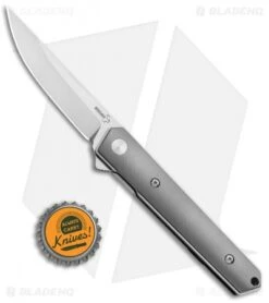 Boker Mini Kwaiken Flipper Knife Titanium (3.125" D2) 01BO267 -Knife Discounts Store Boker Mini Kwaiken Flipper Ti D2 01BO267 BHQ 90310 jr bottlecap