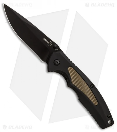 Boker Plus Gemini NGA Spring Assisted Knife Black/Coyote (3.5" Black) 01BO502 1 Boker Plus Gemini NGA Spring Assisted Knife Black/Coyote (3.5" Black) 01BO502