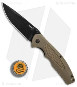 Boker Plus Gemini NGA Spring Assisted Knife Coyote (3.5" Black) 01BO501 7 Boker Plus Gemini NGA Spring Assisted Knife Coyote (3.5" Black) 01BO501 -Knife Discounts Store Boker Plus Gemini NGA Coyote black BHQ 80766 er bottlecap