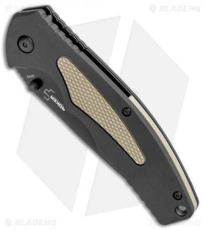 Boker Plus Gemini NGA Spring Assisted Knife Black/Coyote (3.5" Black) 01BO505 2 Boker Plus Gemini NGA Spring Assisted Knife Black/Coyote (3.5" Black) 01BO505 - Image 2