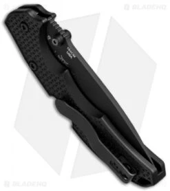 Boker Plus Patriot Lock Back Knife Black GFN (3.4" Black Serr) 01BO371 -Knife Discounts Store Boker Plus Patriot GFN Black 01BO371 BHQ 35796 jr side