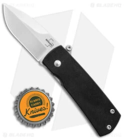 Boker Plus Shamsher Automatic Liner Lock Knife Black G-10 (1.9" Satin) 01BO361 -Knife Discounts Store Boker Plus Shamsher Auto LL Black G 10 Satin BHQ 139170 jr bottlecap