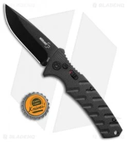 Boker Plus Strike Drop Point Automatic Knife (3.25" Black D2) 9 Boker Plus Strike Drop Point Automatic Knife (3.25" Black D2) -Knife Discounts Store Boker Plus Strike Bowie Auto Black 01BO433NSOI BHQ 97031 jr bottlecap
