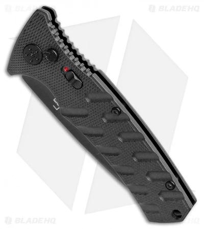 Boker Plus Strike Drop Point Automatic Knife (3.25" Black D2) 2 Boker Plus Strike Drop Point Automatic Knife (3.25" Black D2) - Image 2