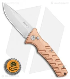 Boker Plus Strike Copper Automatic Knife (3.25" Stonewash) -Knife Discounts Store Boker Plus Strike Copper Automatic Knife 3.25 Stonewash BHQ 99645 LS Bottlecap