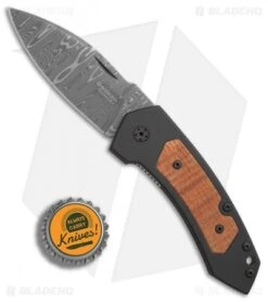 Boker Special Run Solo II Anso Folding Knife Maple (2.95" Damascus) 110634DAM -Knife Discounts Store Boker Special Run Solo 2 anso maple damascus BHQ 67940 er size