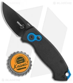 Boker Vox Kompakt CA Legal Automatic Knife (1.9" Black D2) -Knife Discounts Store Boker Vox Kompakt CA Legal Auto Knife Black 01BO624NSOI BHQ 95711 jr bottlecap 2