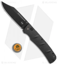 Boker XXL Kalashnikov Bowie Automatic Knife (4.75" Black D2) -Knife Discounts Store Boker XXL Kalashnikov Bowie Auto Black BHQ 99623 jr bottlecap