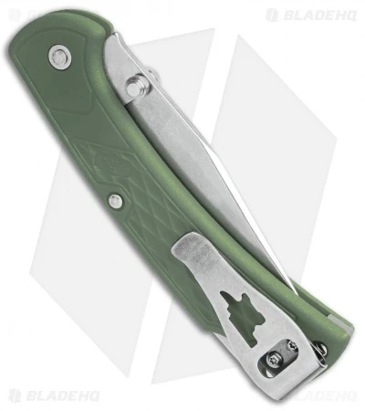 Buck Knives Buck 112 Slim Select Lockback Knife OD Green (3" Satin) 0112ODS2 3 Buck Knives Buck 112 Slim Select Lockback Knife OD Green (3" Satin) 0112ODS2 - Image 3