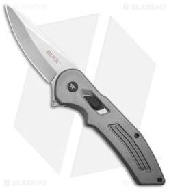 Buck Hexam Spring Assisted Knife Gray Al (3.3" SW) 0262GYS