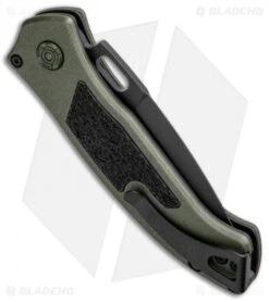 Buck Knives Buck Impact Automatic Knife OD Green (3.125" Black) 0898GRS1 -Knife Discounts Store Buck Impact Auto OD Green Black 0898GRS1 BHQ 92979 jr side