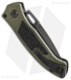 Buck Knives Buck Impact Automatic Knife OD Green (3.125" Black SW) 0898GRS 6 Buck Knives Buck Impact Automatic Knife OD Green (3.125" Black SW) 0898GRS -Knife Discounts Store Buck Impact Automatic OD Green black sw 0898GRS BHQ 51277 er side