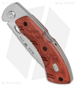 Buck Knives Buck Open Season Folding Skinner Lockback Knife Red Wood (3.75" Satin) 0556RWS -Knife Discounts Store Buck Open Season Folding Skinner Red Wood 0556RWS BHQ 79558 jr spine
