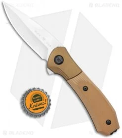 Buck Knives Buck Paradigm Spring Assisted Knife Brown G-10 (3" Satin) -Knife Discounts Store Buck Paradigm SA Brown G 10 Satin BHQ 120600 jr bottlecap