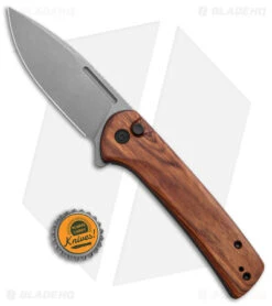 CIVIVI Conspirator Button Lock Knife Cuibourtia Wood (3.5" SW) C21006-3 -Knife Discounts Store CIVIVI Conspiriator Button Lock Cuibourtia Wood SW BHQ 141466 jr bottlecap