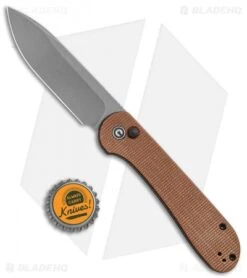 CIVIVI Elementum Button Lock Knife Brown Micarta (3.5" Dark SW) C2103D -Knife Discounts Store CIVIVI Elementum Push Button Lock Brown Micarta Dark SW BHQ 120930 jr bottlecap