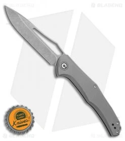 CIVIVI Fracture Drop Point Slip Joint Knife Gray G-10 (3.5" BB/SW) C2009B -Knife Discounts Store CIVIVI Fracture Slip Joint Knife Gray G 10 3.5in Stonewash Drop Point C2009B BHQ 114171 LS Bottlecap