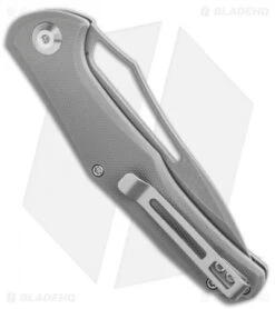 CIVIVI Fracture Drop Point Slip Joint Knife Gray G-10 (3.5" BB/SW) C2009B -Knife Discounts Store CIVIVI Fracture Slip Joint Knife Gray G 10 3.5in Stonewash Drop Point C2009B BHQ 114171 LS Side