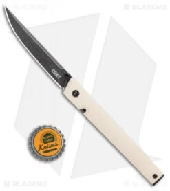CRKT CEO Liner Lock Knife White Micarta (3.1" Smokewash D2) BHQ Exclusive 9 CRKT CEO Liner Lock Knife White Micarta (3.1" Smokewash D2) BHQ Exclusive -Knife Discounts Store CRKT CEO Liner Lock Knife White Micarta Smokewash Exclusive BHQ 116341 jr bottlecap